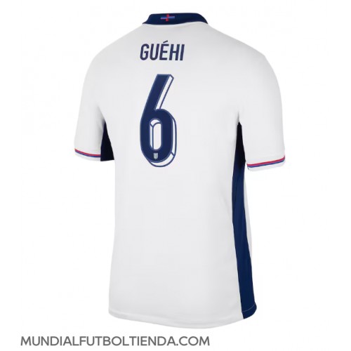 Camiseta Inglaterra Marc Guehi #6 Primera Equipación Replica Eurocopa 2024 mangas cortas